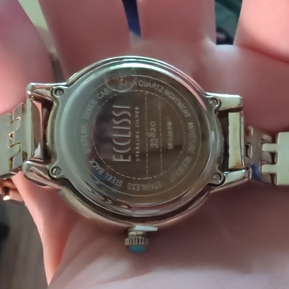 14k Gold Turquoise Vtg watch - Picture 8 of 16